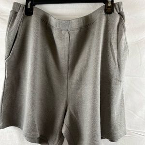 And Now  This XL  Women  Shorts  Slate Grey 46% Rayon